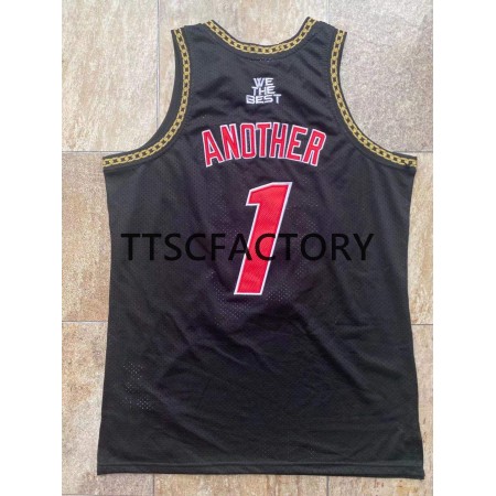 Dres Miami Heat ANOTHER 1 Retro Mitchellness Crno Swingman - Muške